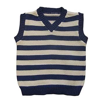 dark blue knit sweater