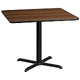 Flash Furniture 36'' Square Walnut Laminate Table