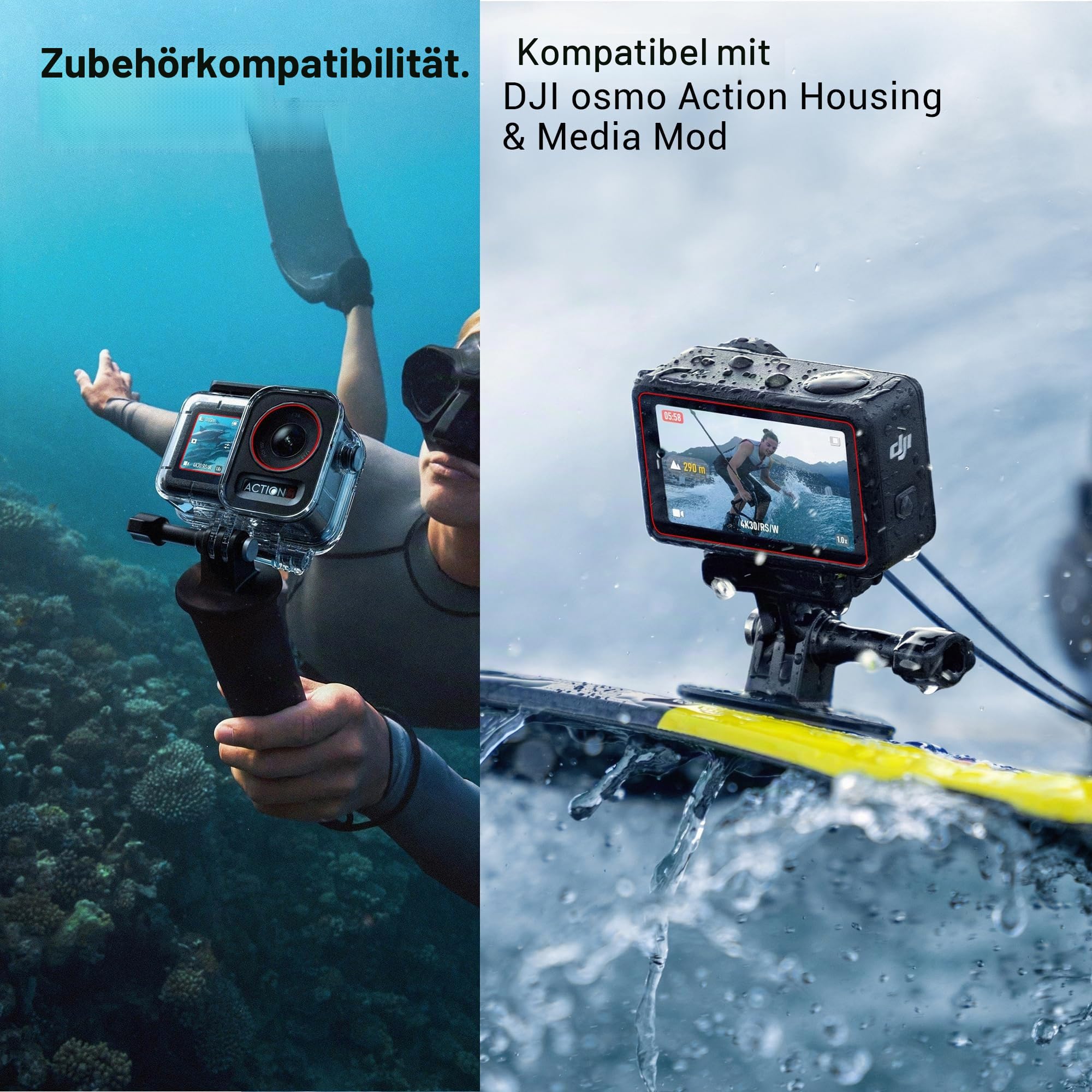 CYNOVA Osmo Action 5 Pro Case Kit für DJI Osmo Action 5 Zubehör 5