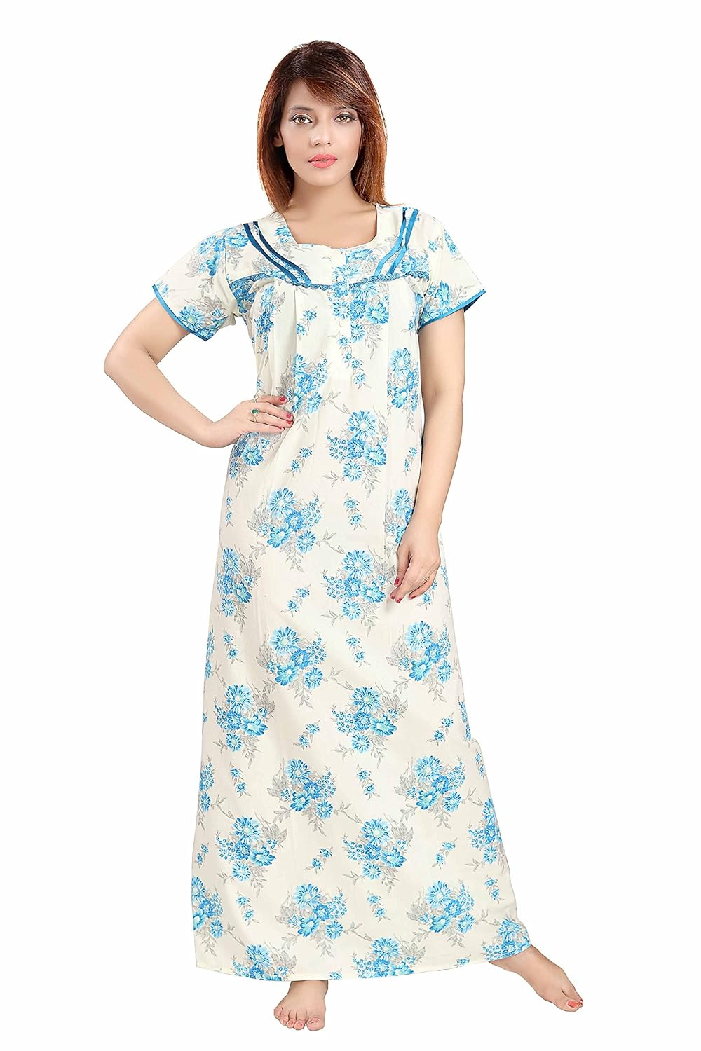 soulemo womens premum nighty. front open 529