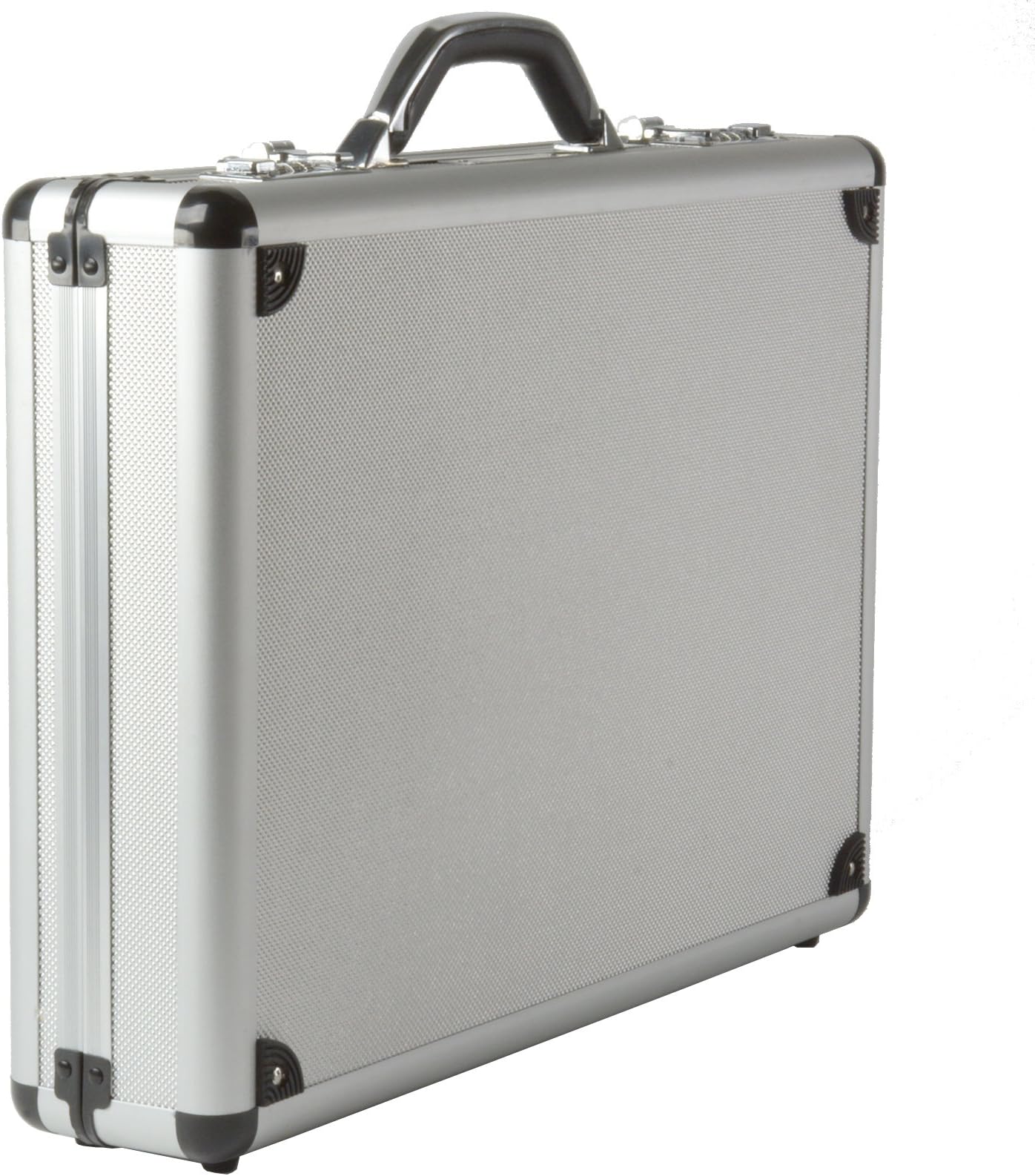 Alpine Swiss Aluminum Attache Case Padded Laptop Briefcase Combo Lock Hard Sided