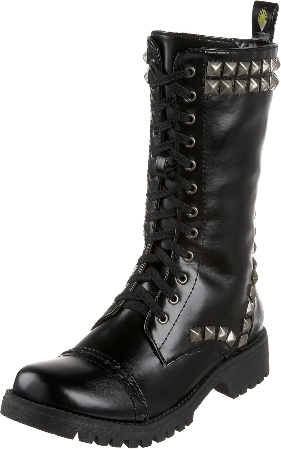 Amazon.com | Volatile Women’s Heavy Metal Boot | Mid-Calf