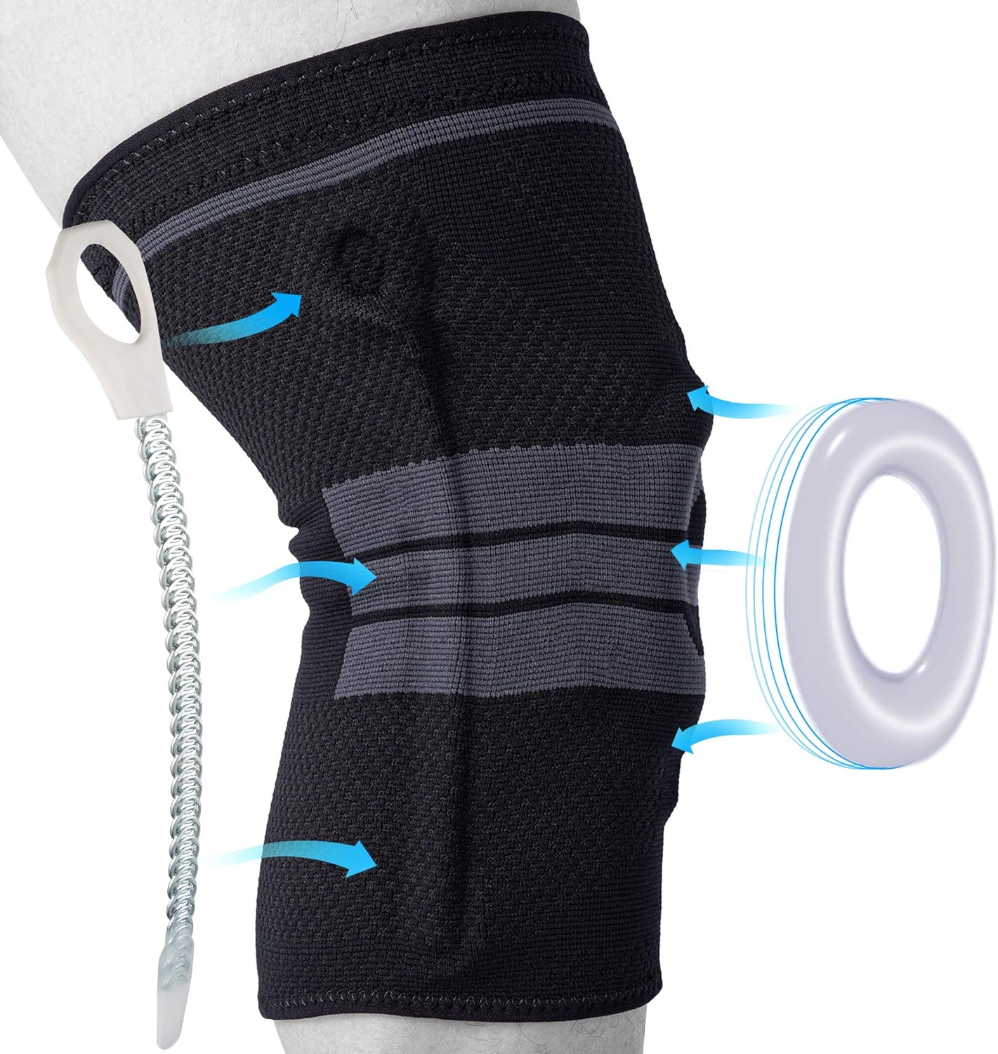 Knee Brace, Knee Compression Sleeve Support for Men and