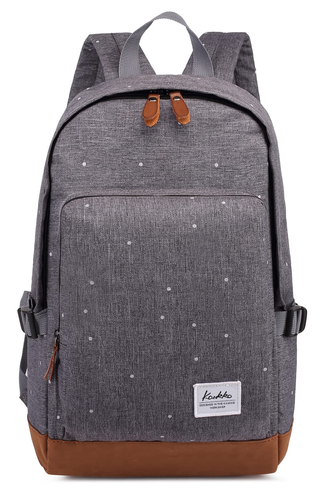 Kaukko Lightweight Waterproof Backpack Vintage Canvas Shoulder Bags Climbing Camping Daypack Outdoor Cycling Bags for Men and Women