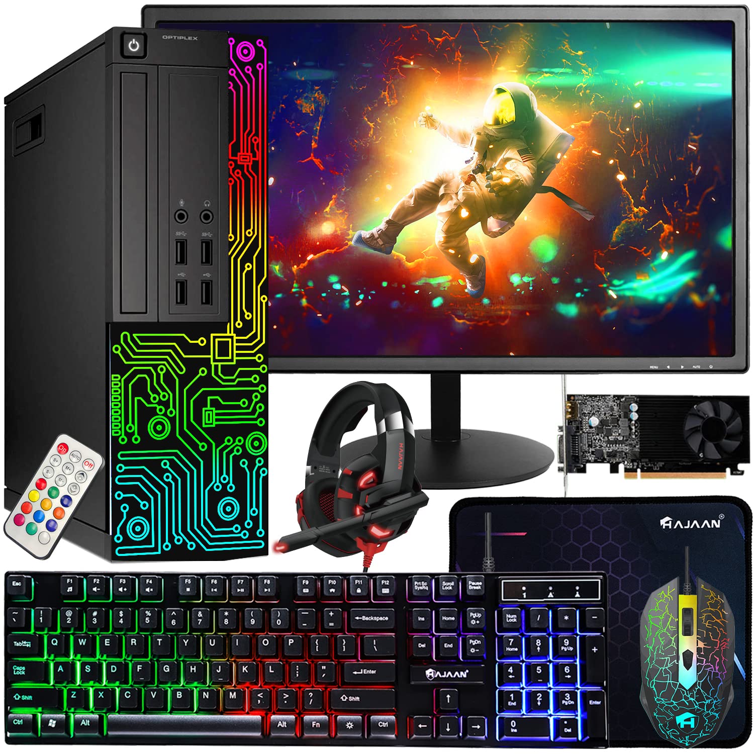 Dell Gaming OptiPlex Desktop RGB Computer PC, Intel