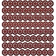 Coceca 80pcs Orbit Sander Sandpaper 5 inches Orbital Sanding Discs Assorted 40 60 80 100 150 180 240 320 Grits for Power Rand