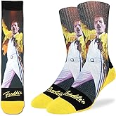 Good Luck Sock Men's Freddie Mercury Socks, Adult