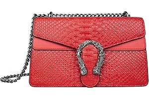 JBB Crossbody Shoulder Purses Women Snake-Printed Leather Evening Clutch Chain Strap Small Satchel Bags