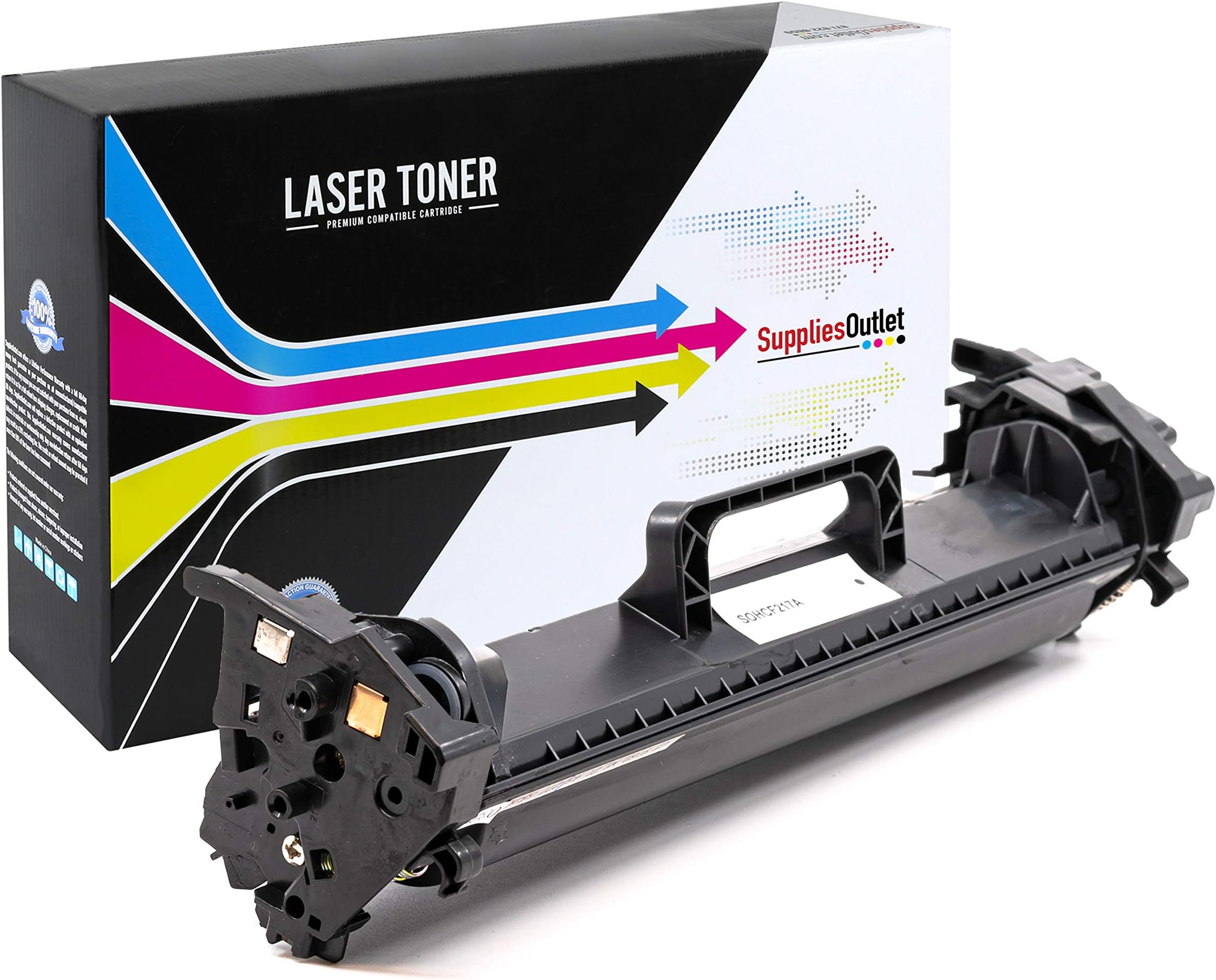 USA Advantage Compatible Toner Cartridge Replacement for HP 17A / CF217A (Black,1 Pack)