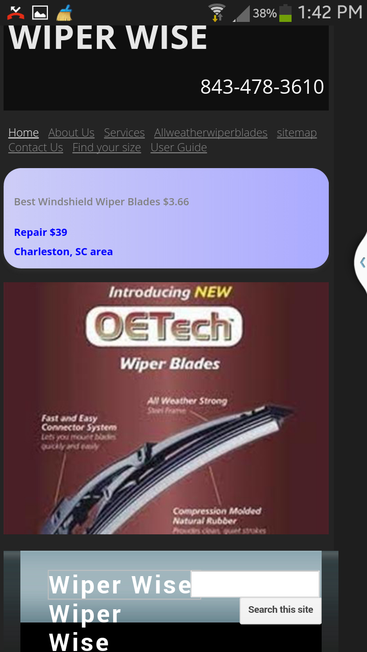 Wiperwise Best windshield wiper blades, size chartAmazon.esAppstore