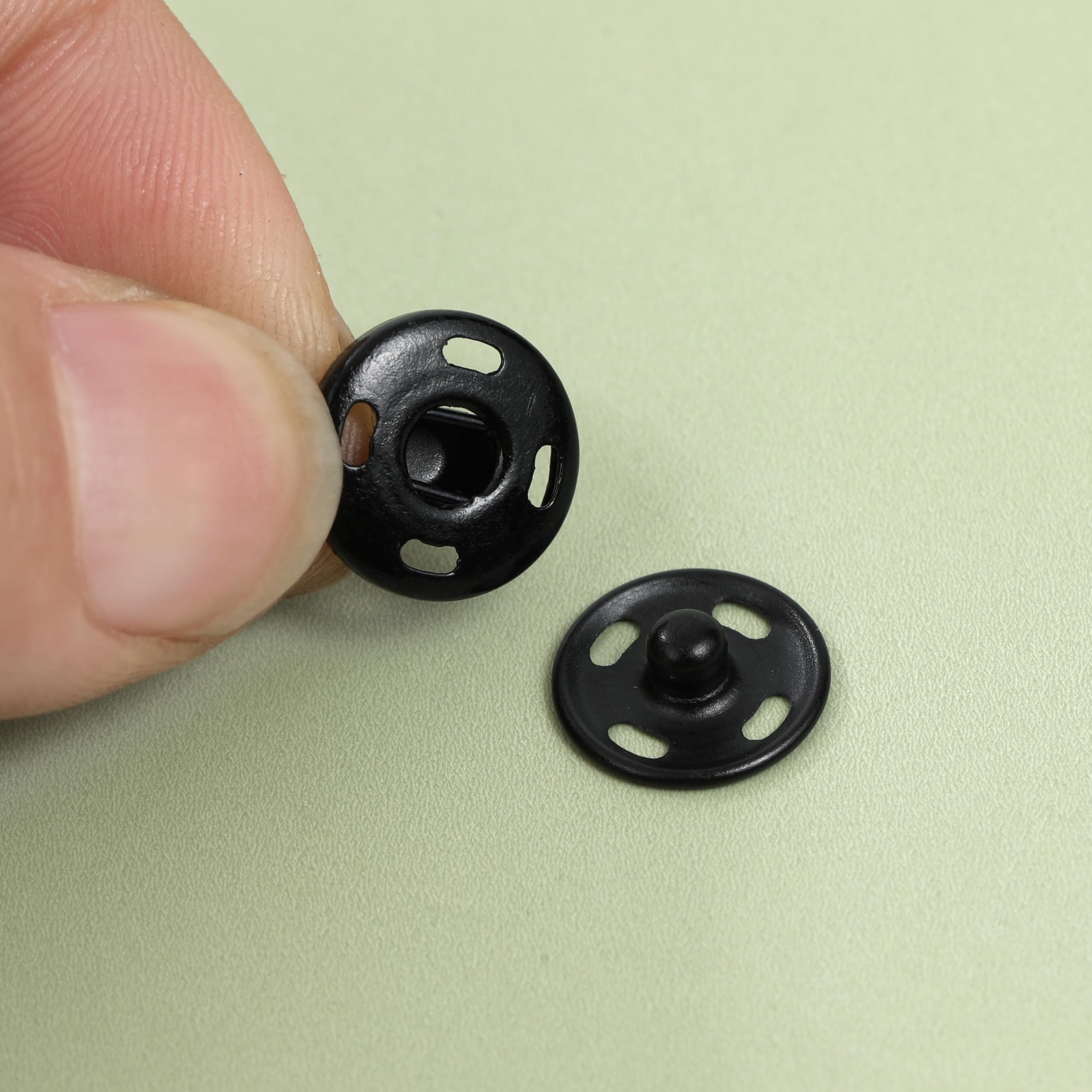 KOPOX 180PCS Hook and Eye Sewing Kit with Garment Buttons, Hook and Eye Closures, Fabric Snap Buttons, Garment Snap Buttons for Skirts Pants Dresses, Clothing and DIY Crafts