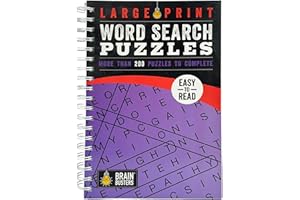 Large Print Word Search Puzzles Purple: More Than 200 Puzzles to Complete