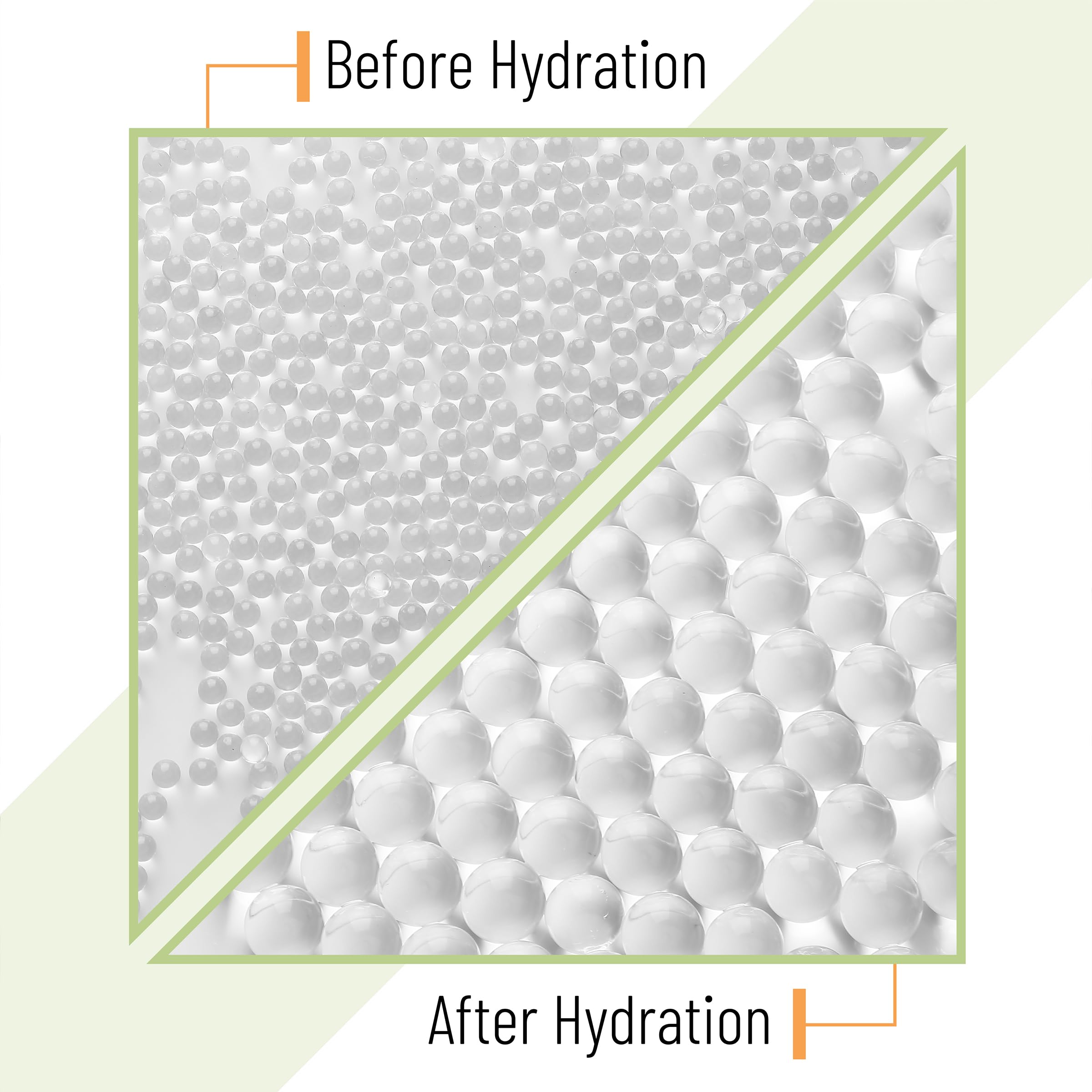 Mr. Pen Clear Water Beads, 20000 pcs, Non Toxic, Gel Beads for Vases & Plants