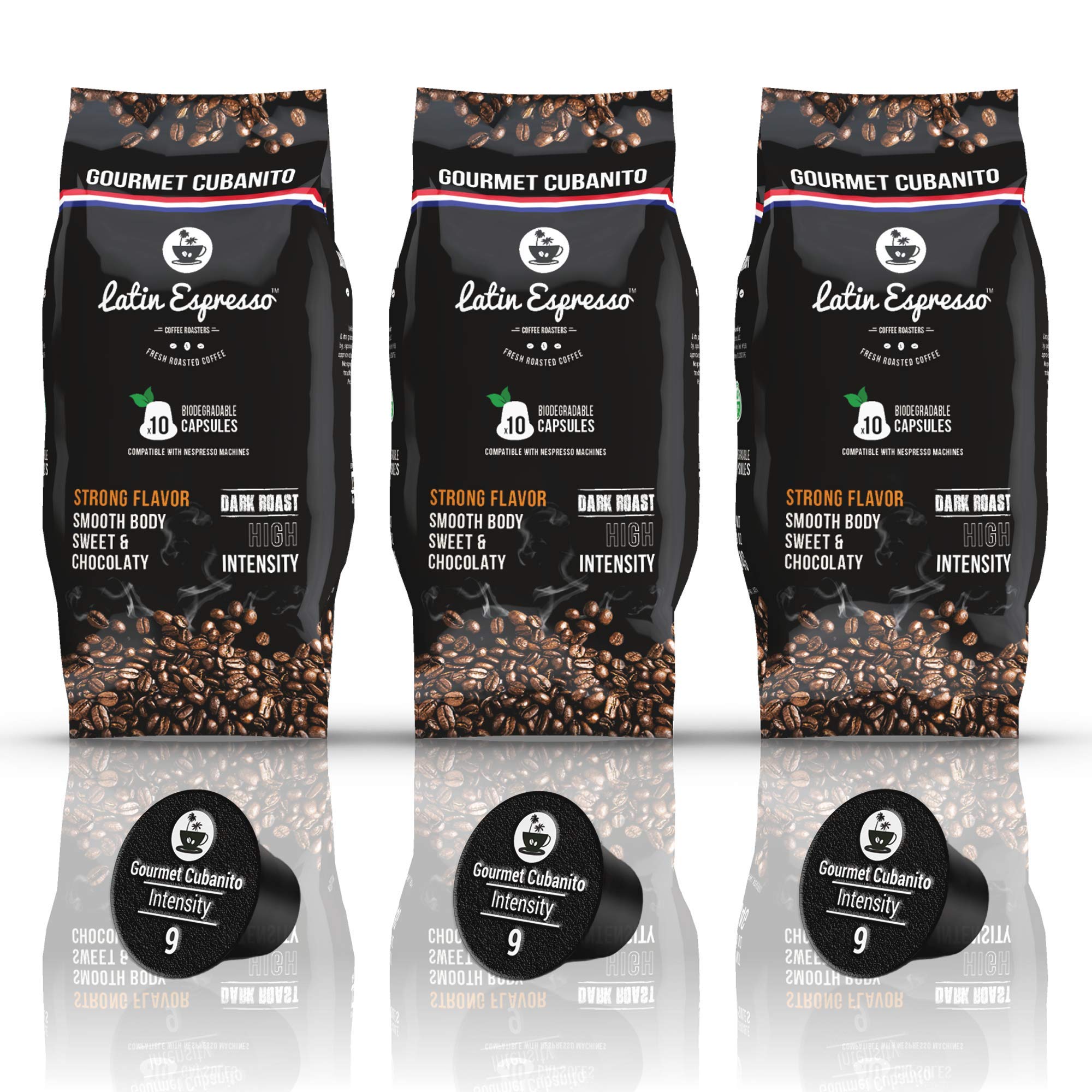 100 Biodegradable Nespresso Compatible Coffee Capsules Fortissimo