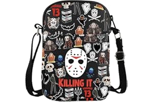 ZJXHPO Killing It Cross Body Bag Horror Killer Messenger Bag Horror Movie Lover Gift Horror Night Carry On Bag (Killing It 2 CB)