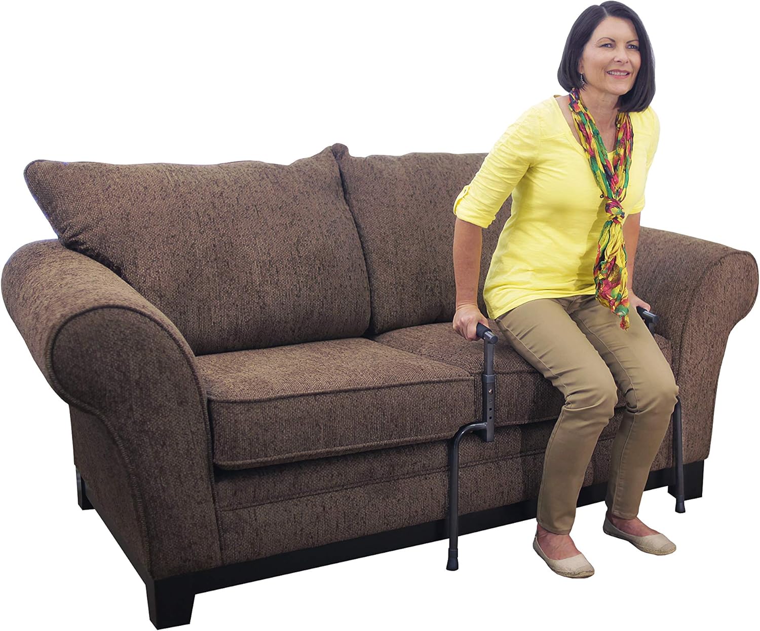 Able Life Universal Stand Assist, Adjustable Standing Mobility Aid, Chair Assist Grab Bars with Cushioned Support Handles, Independent Living Aid: Health & Personal Care