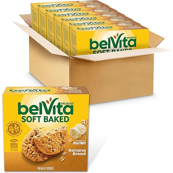 【匿名配送】B+COMONE Amazon.com: belVita Breakfast Bars Biscuits, Cranberry Orange, 30