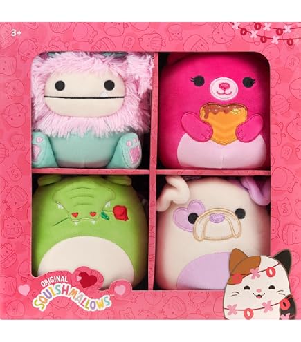 Squishmallows Squooshems Blind Bag – Valentijnsserie 5, 1 Figuurtje Per Tas, 6 Cm, Voor 3+ Jaar, Schattig Verrassingsspeelgoed