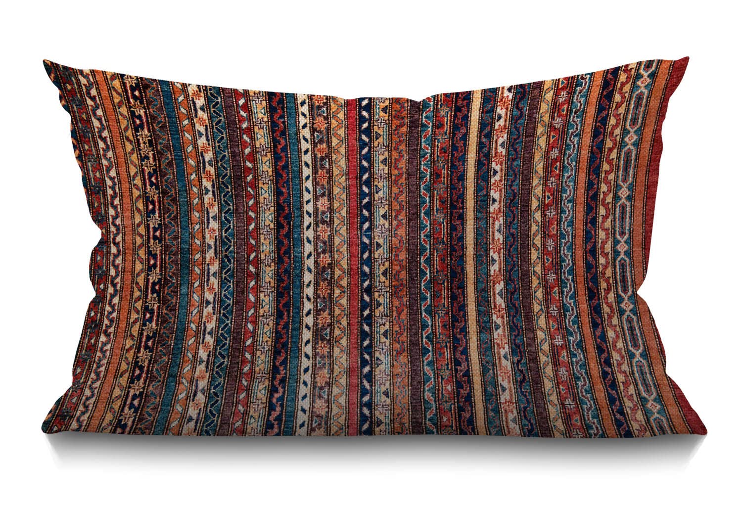 BGBDEIA Turkish Carpet Lumbar Cushion Cover 30X50cm 12x20 Inch Decorative Bedroom Living Room Turkish Vintage Persian Rectanglar Throw Pillow Cover for Bed Sofa Couch