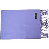 Annys 100% Cashmere Scarf 12 X 72 with Gift Bag (Lilac (Light Purple))
