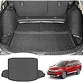 JTYZSM Rear Cargo Mat for 2017-2022 Honda CRV Fuel Model Cargo Liner All Weather TPE Anti-Slip Trunk Mat for 2017 2018 2019 2020 2021 2022 Honda CR-V Accessories (Only Fit 17-22 Fuel Model)