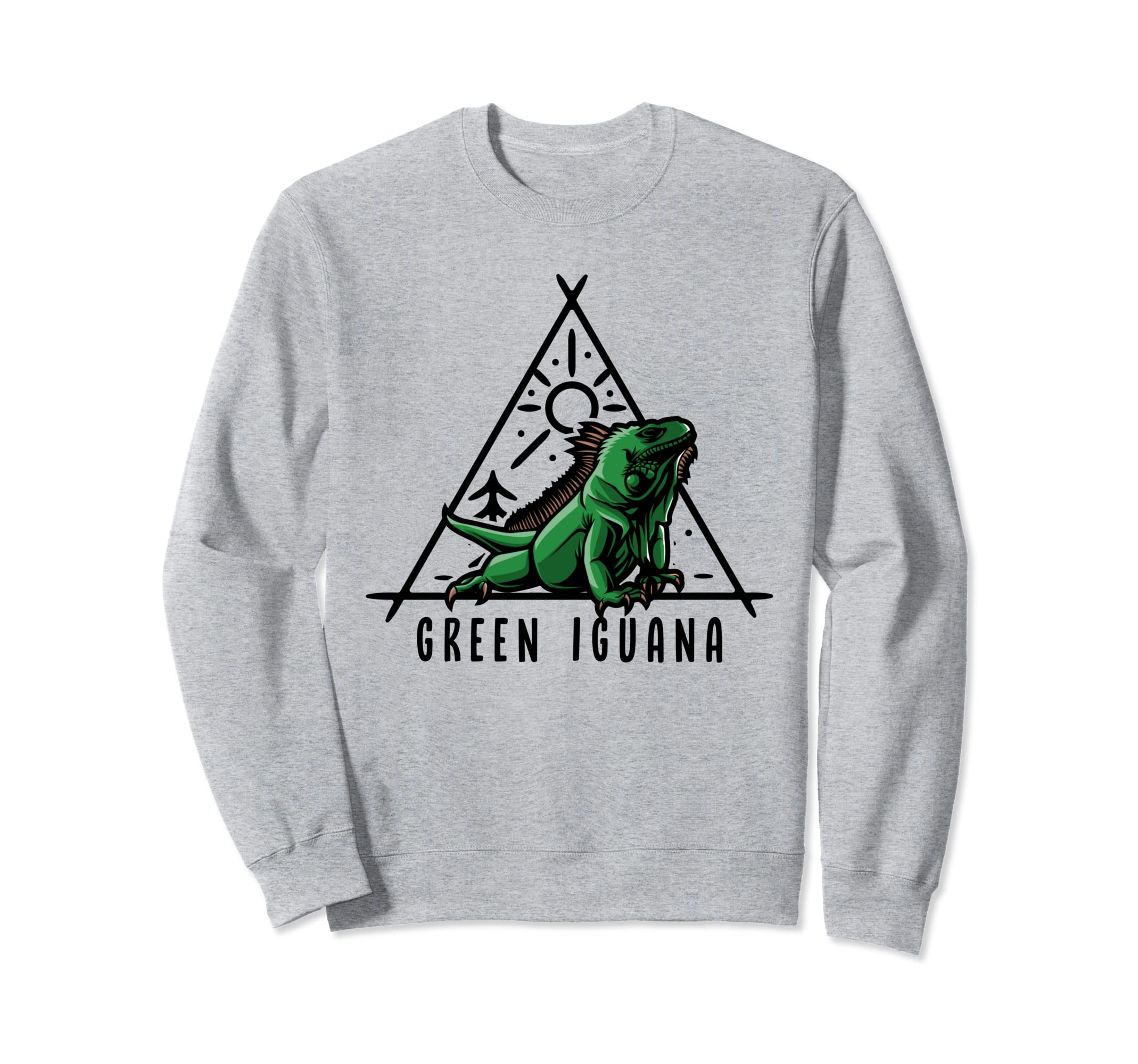 Green Iguana Retro Reptile Keeper Sweatshirt