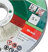 Bosch Cutting Disc Set with Depressed Center Stone 5-Piece view 3
