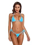 Oneheekini Women Sexy Colorful Thong Bikini Tiny