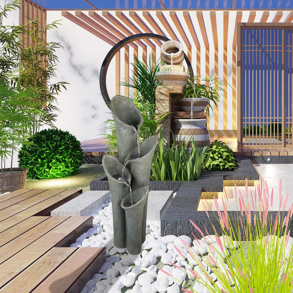 Best Garden Fountain With Lights