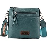 Montana West Crossbody Bag for Women Multi Pocket Cross Body Bag Purses with Guitar Strap