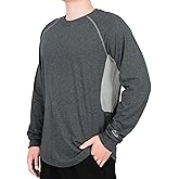 BOCOMAL FR Shirts for Summer Vented Mesh Loose Fit 4oz EX Lightweight Flame Resistant Base Layer CAT1 Crew Shirt