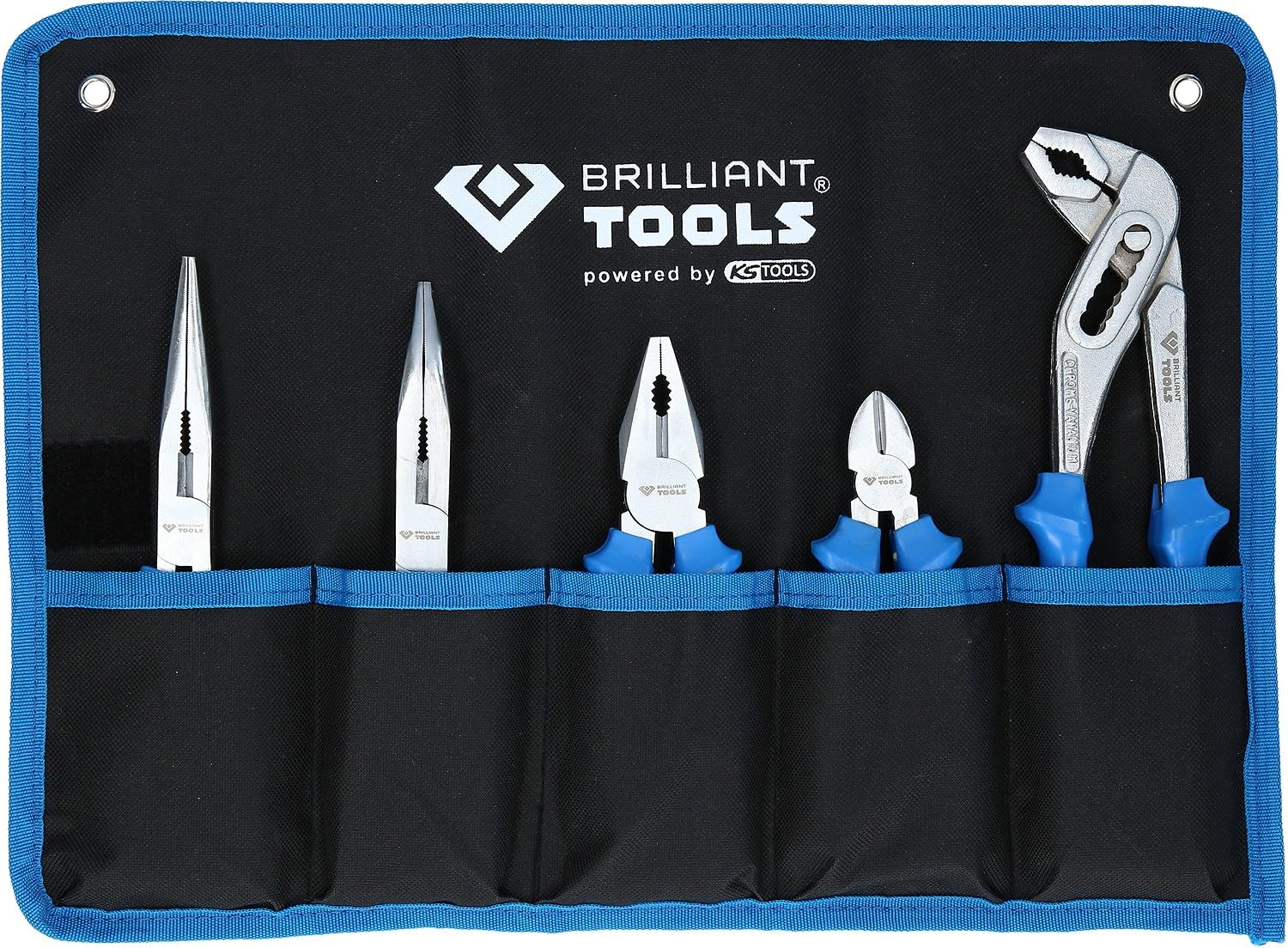 BRILLIANT TOOLS BT060005 Pliers Set, 5 Pieces