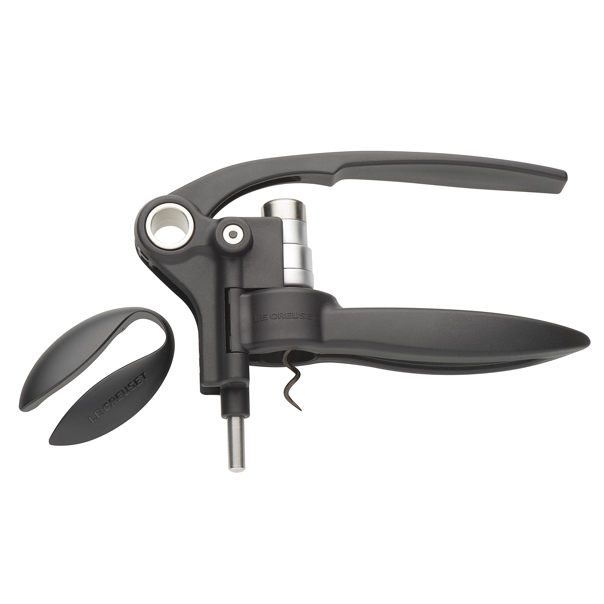 Le Creuset LM250LE-31 Lever and Foilcutter Gift Set, Black