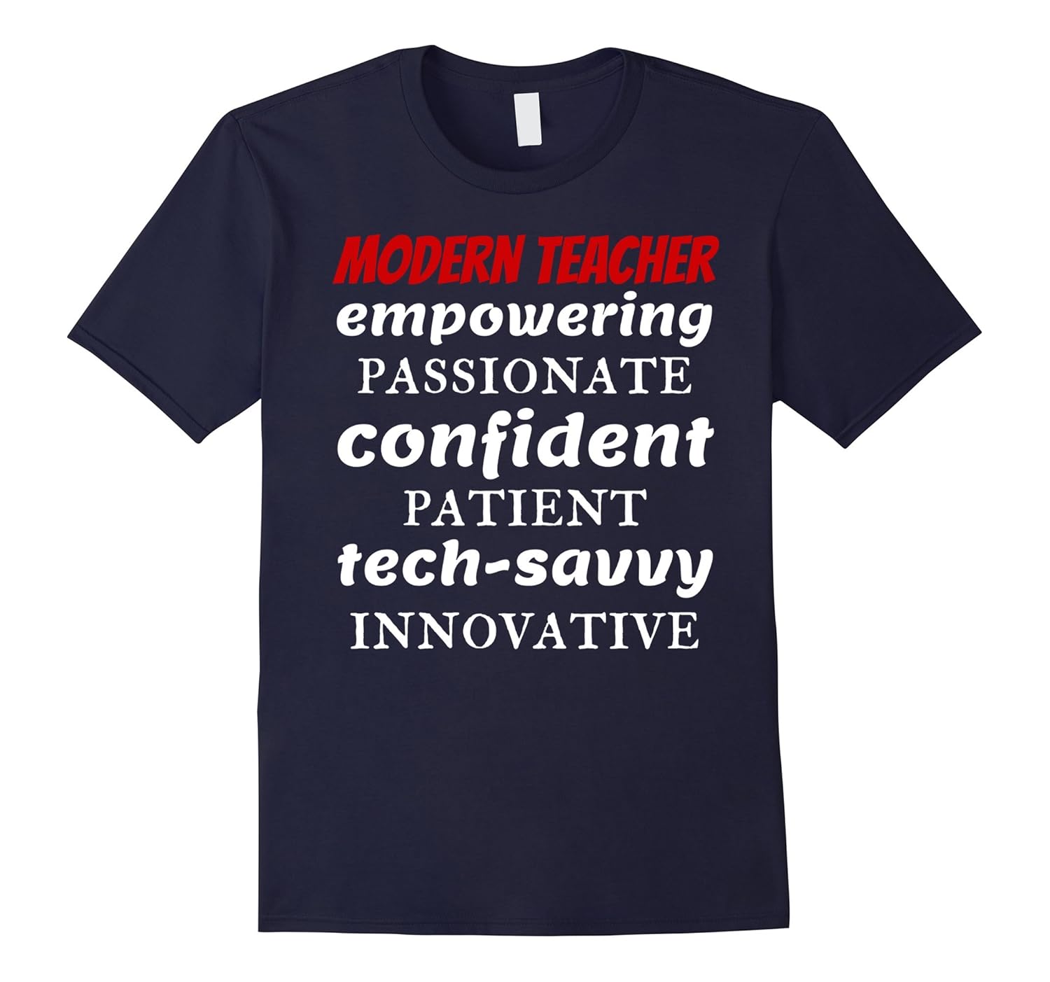 Modern Teacher T-Shirt-Rose