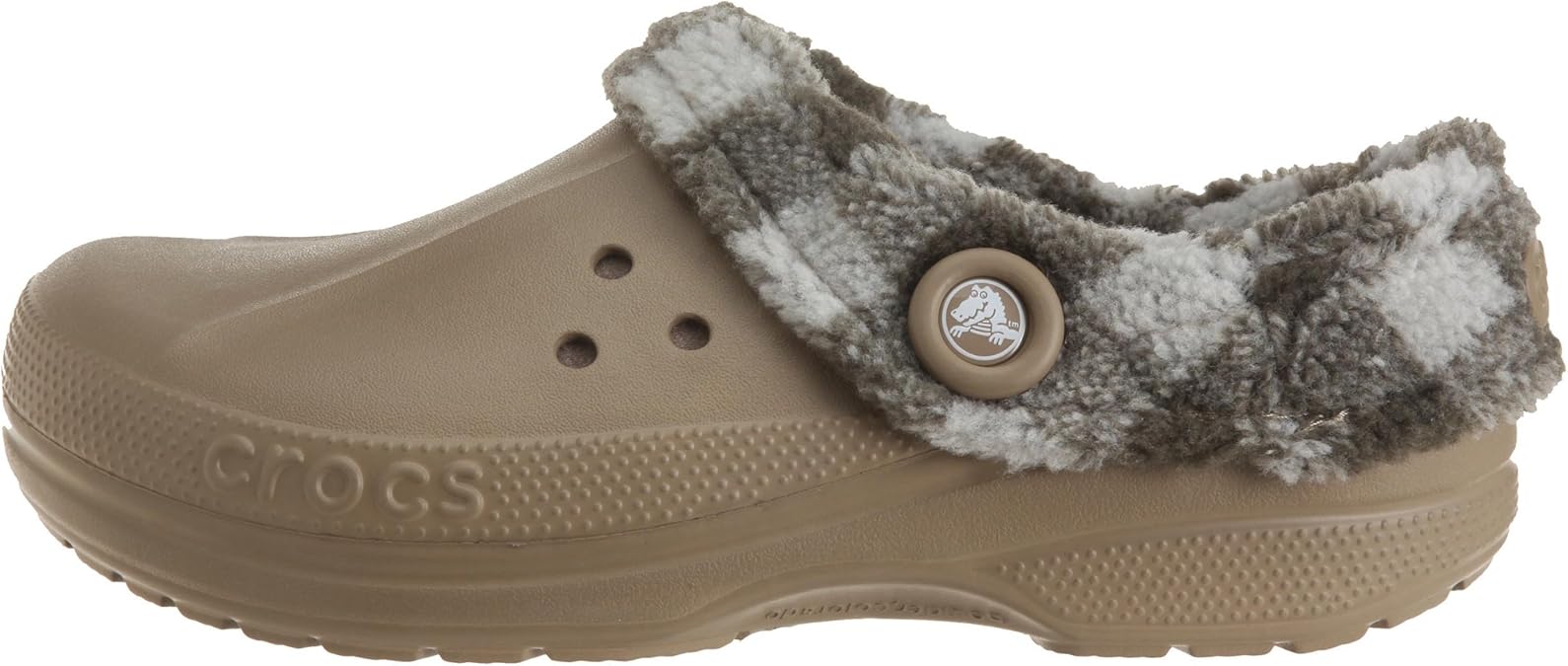 crocs blitzen polar fleece clog