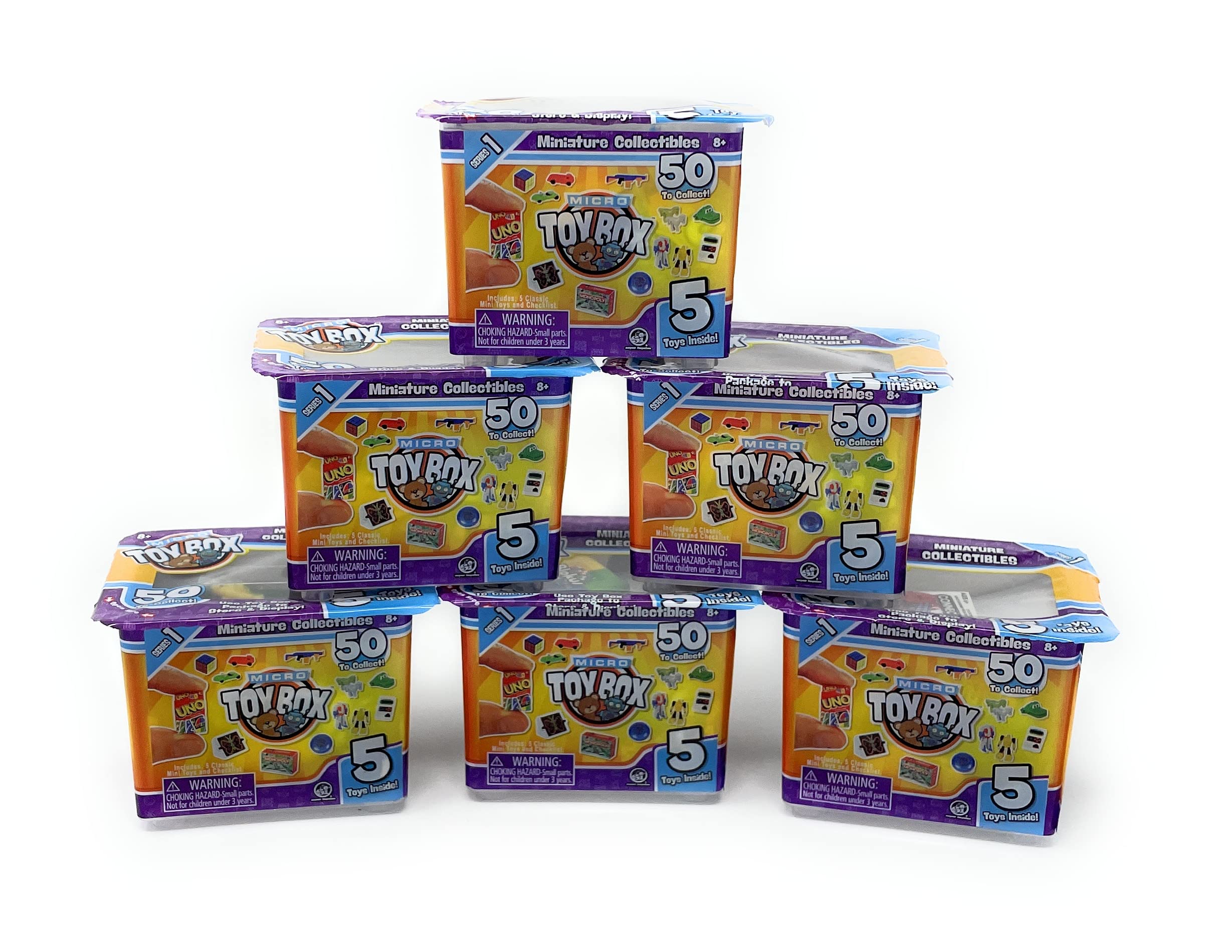 Photo 1 of Worlds Smallest Micro Toy Box Series 1 Mini Collectible Set of 6 Cups