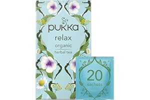 3M Pukka Organic Teas, Relax, 20 Count