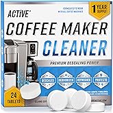 Coffee Machine Cleaner Descaler Tablets - 24 Count, Compatible With Nespresso, Keurig, Ninja, Delonghi, Miele, Coffee Maker P