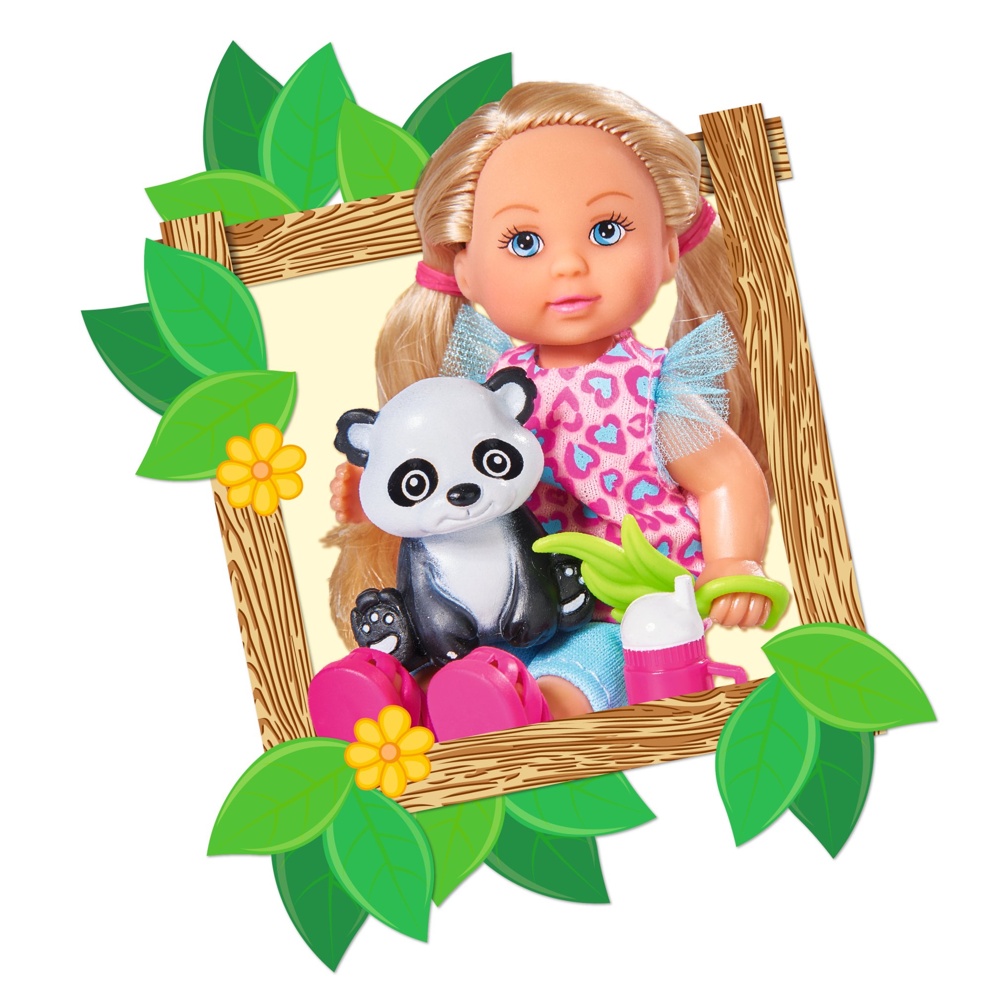 Simba 105733043 "Evi Love - Baby Safari Doll Set