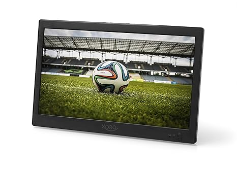 Xoro PTL 1011 25,6 cm (10,1 Zoll) Tragbarer DVB-T2 Fernseher (H265 HEVC, Mediaplayer, USB 2.0, Teleskopantenne, Fernbedienung