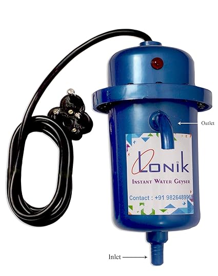 Lonik Instant Water Geyser, Water Heater, Portable Water Heater, Geysers