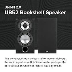 ELAC Uni-Fi 2.0 UB52 Bookshelf Speakers