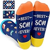 HAPPYPOP Family Gifts for Him - Gifts for New Dad Son Father, Novelty Socks for Men