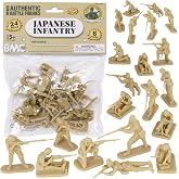 BMC CTS WW2 Japanese Plastic Army Men - 24pc Tan Imperial Japan Soldier Figures