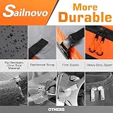 Sailnovo Car Roof Bag 20 Cubic Feet Foldable Roof Box Universal Fit view 3