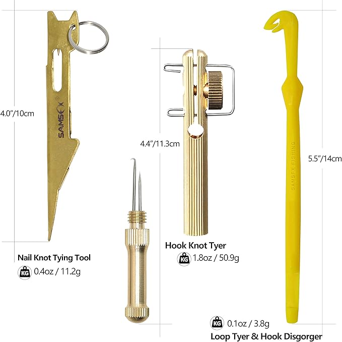 three in one knot tying tool