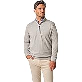 johnnie-O Sully 1/4 Zip Pullover Light Gray/XL