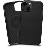 SENA iPhone 14 Case MagSafe Varano Case for iPhone 14, Premium Full-Grain Leather, Apple MagSafe Compatible, Fits 6.1" iPhone 14 with Drop Protection Reinforced Corners, 2022 Release, (SFD517US-50