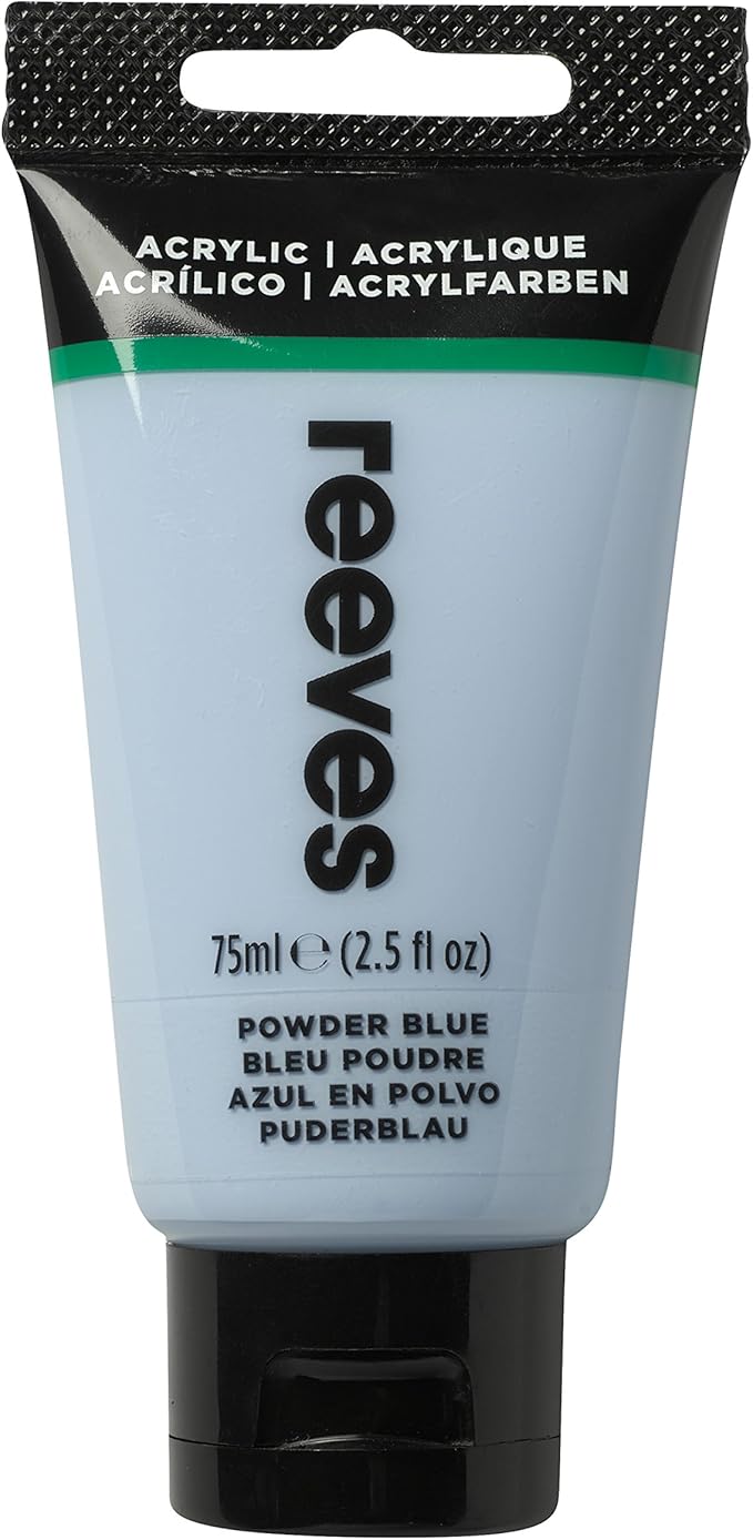 Reeves Acrylic Paint75 ml, Blue, Other, Pale Powder, 75 ml Amazon.co