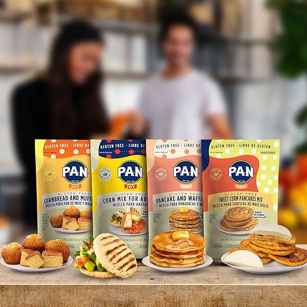 P.A.N CORN MIX FOR AREPAS – GLUTEN FREE EASY TO PREPARE FLOUR 1 LB. (PACK OF 1)